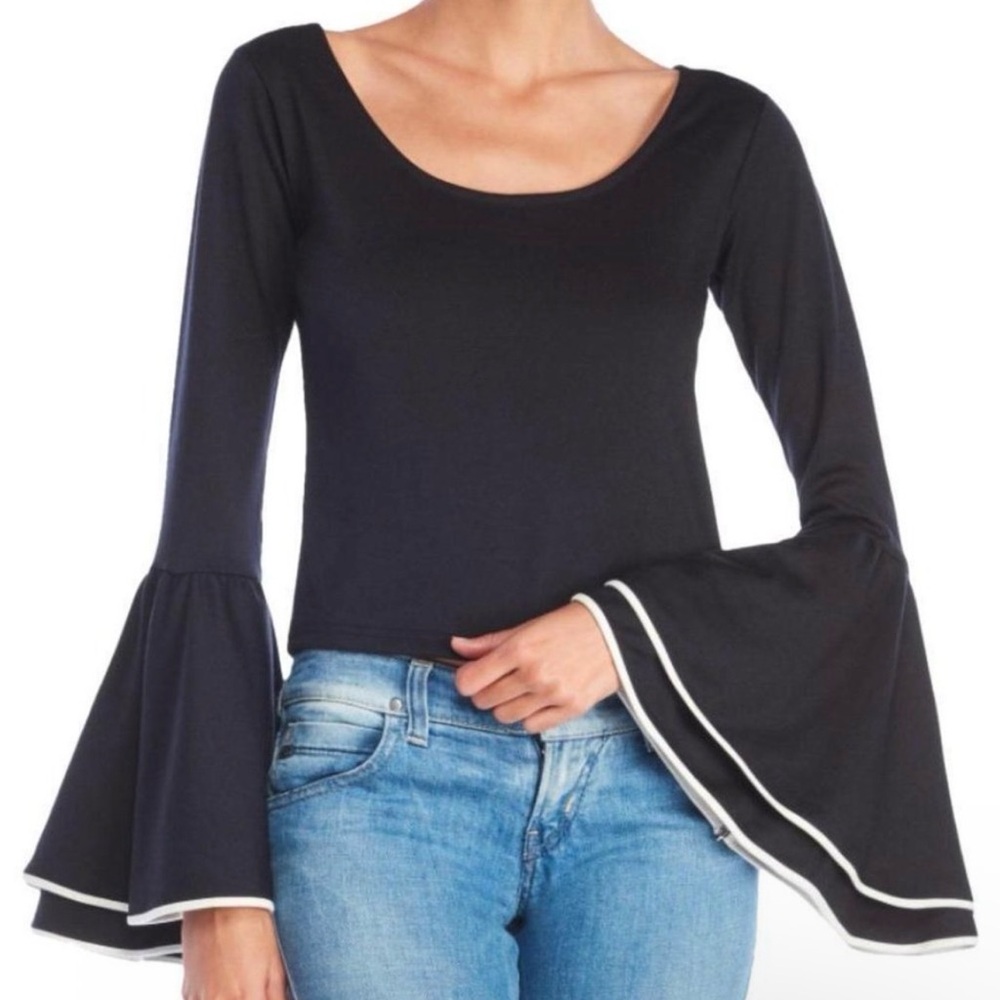 Ronny Kobo Bell Sleeve Top